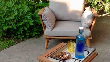 Suite Deluxe, salle de bains attenante, vue jardin (Villa Prétorina) | Restaurant