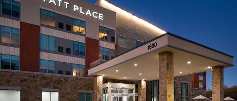 Front of property – evening/night