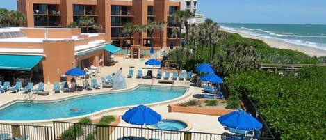 Indoor pool, outdoor pool