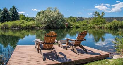 Mountain Home w/Views on Pond! 25 Mi. to Aspen