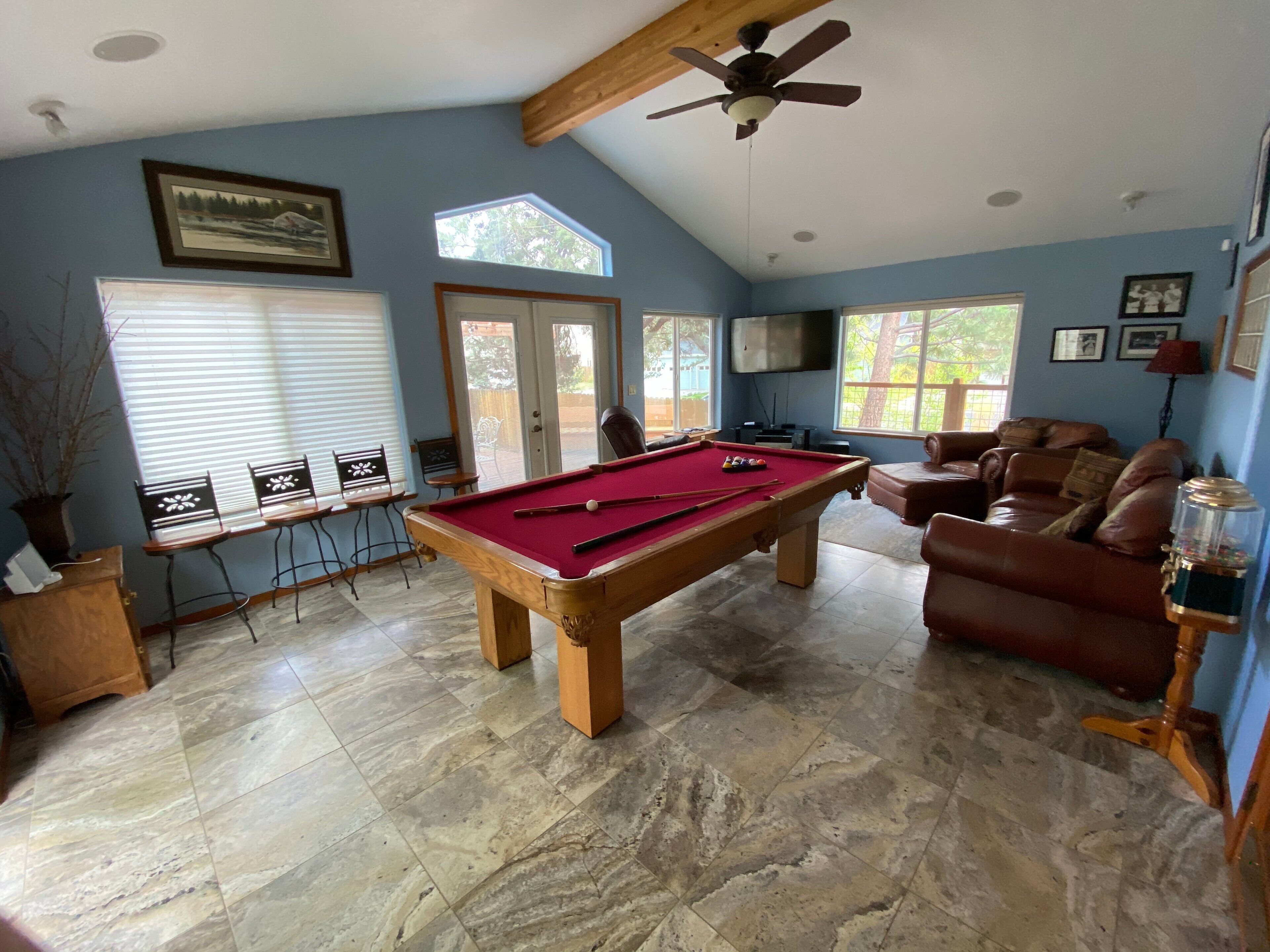 Pool Table, Gourmet Kitchen, Outdoor Living