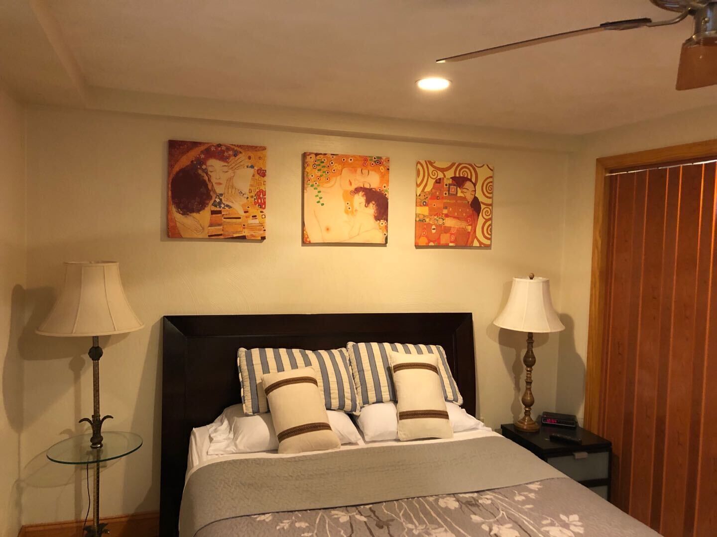 2 habitaciones, tabla de planchar con plancha y wifi 