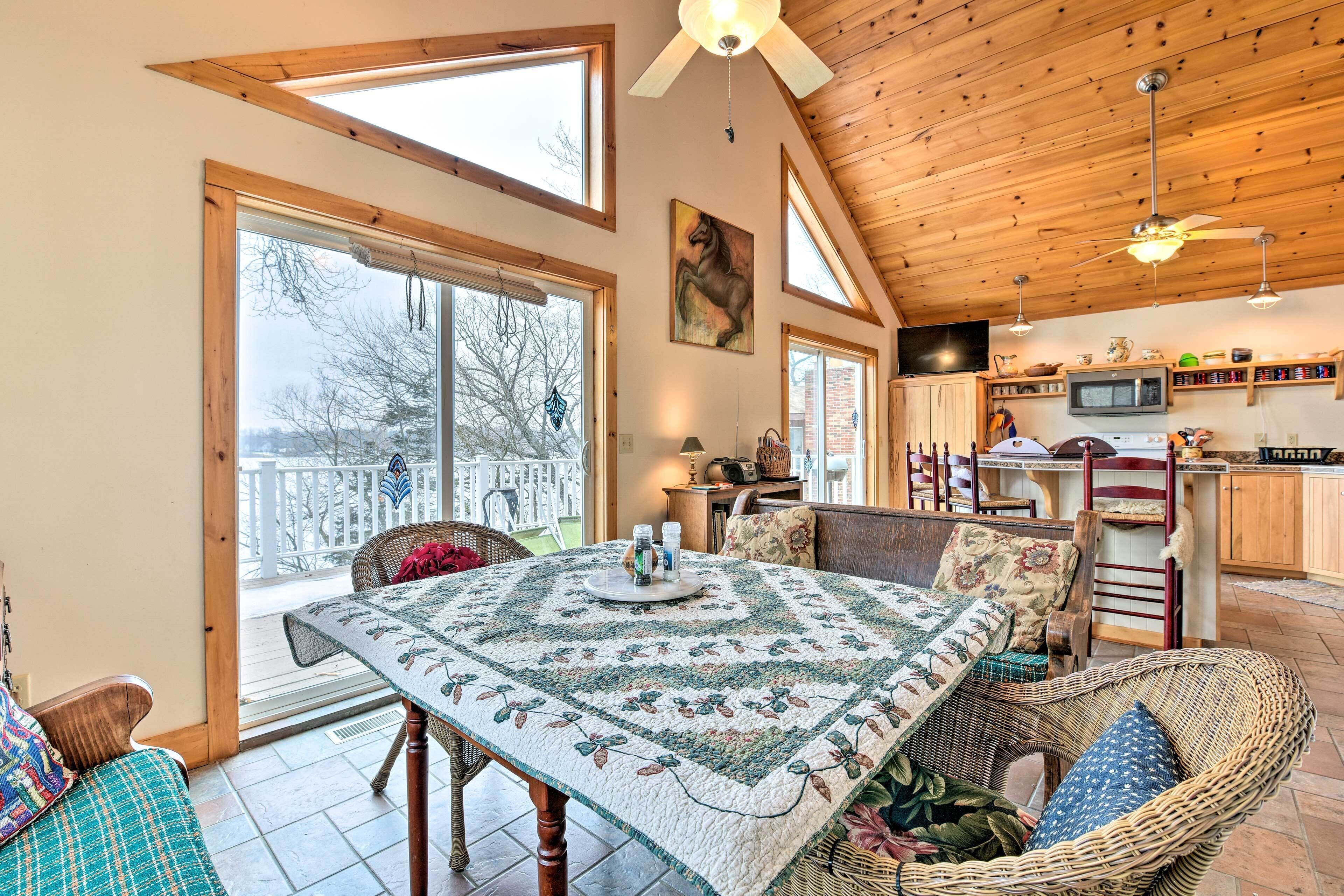 Lakeside Cottage Escape with Private Dock & Deck!