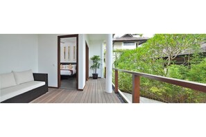 Terrace/patio - 2BDR Villa with Pool Near Seminyak Beach (Kuta,)