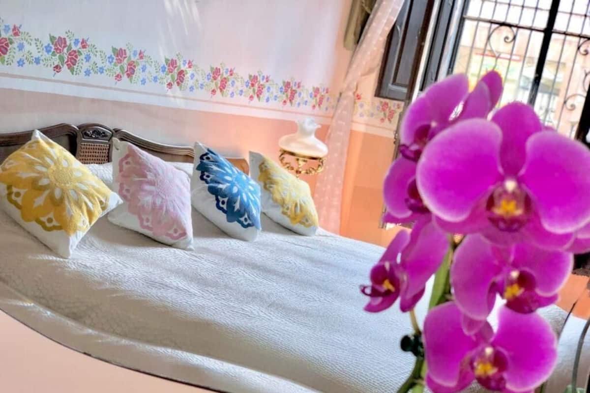 1 bedroom, Egyptian cotton sheets, premium bedding, down duvets