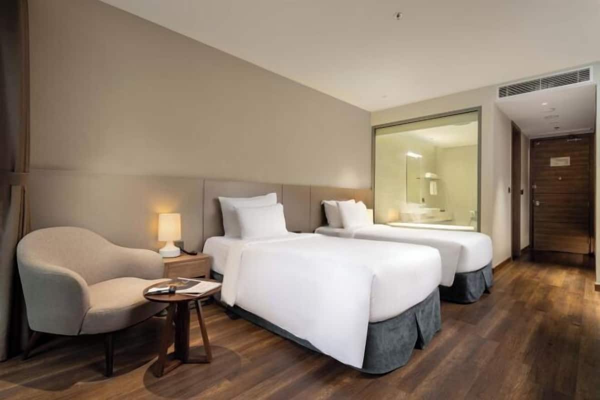 Biancheria da letto di alta qualità, una cassaforte in camera