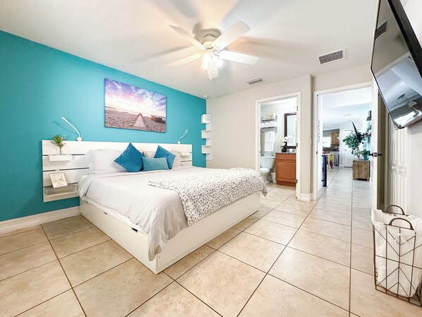 3 bedrooms, iron/ironing board, travel cot, free WiFi