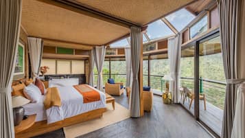Luxury Villa, 1 Bedroom, Non Smoking, Hill View | 1 bedroom, minibar, in-room safe, desk