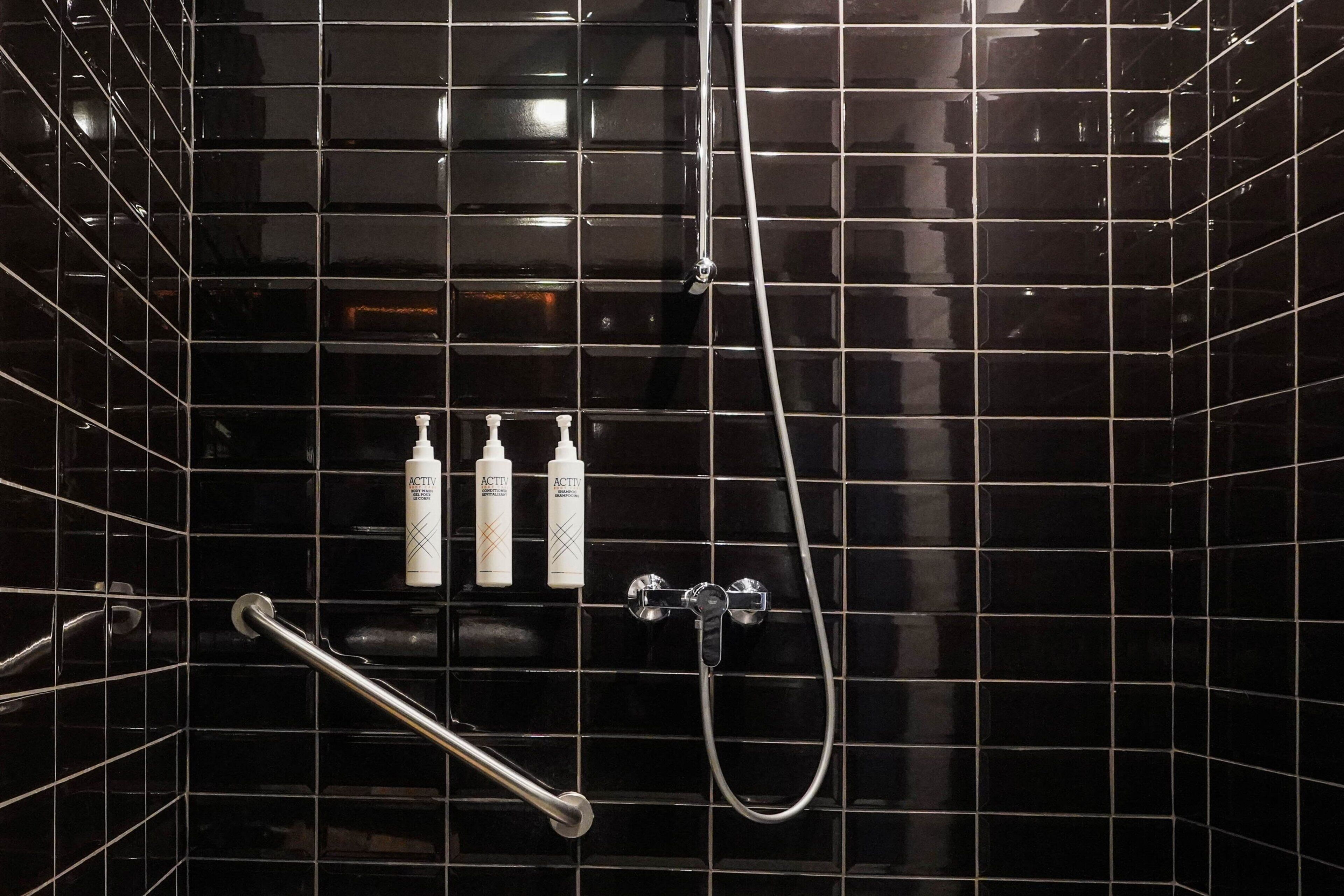 standard room, 1 king bed, non smoking | bathroom | shower, free toiletries, hair dryer, slippers