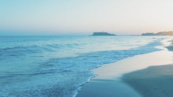 On the beach