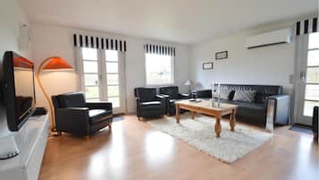 TV, fireplace, DVD player