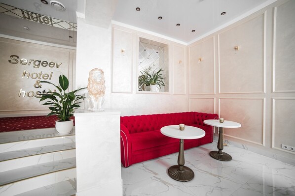 Sala de estar en el lobby