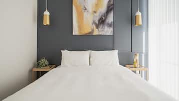 4 habitaciones, escritorio, tabla de planchar con plancha y wifi gratis