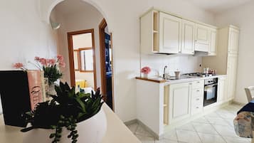 Comfort Apartment, 1 Bedroom, Balcony | Private kitchen