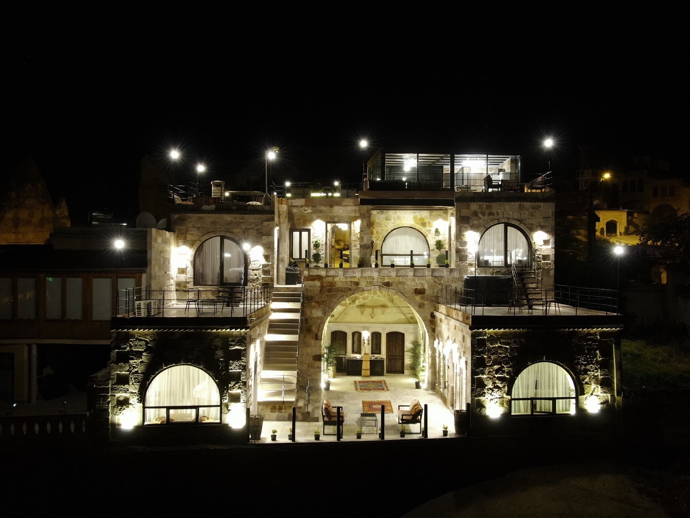 Front of property – evening/night