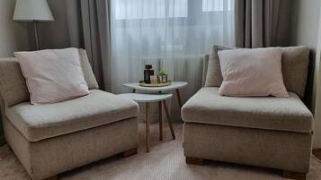 Suite | Individually decorated, individually furnished, blackout curtains