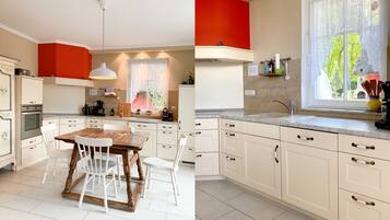 Kühlschrank, Mikrowelle, Ofen, Geschirrspüler