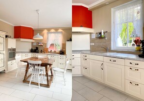 Kühlschrank, Mikrowelle, Ofen, Geschirrspüler