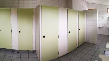 Tent (Safarizelt 6 Personen) | Gemeenschappelijke badkamer