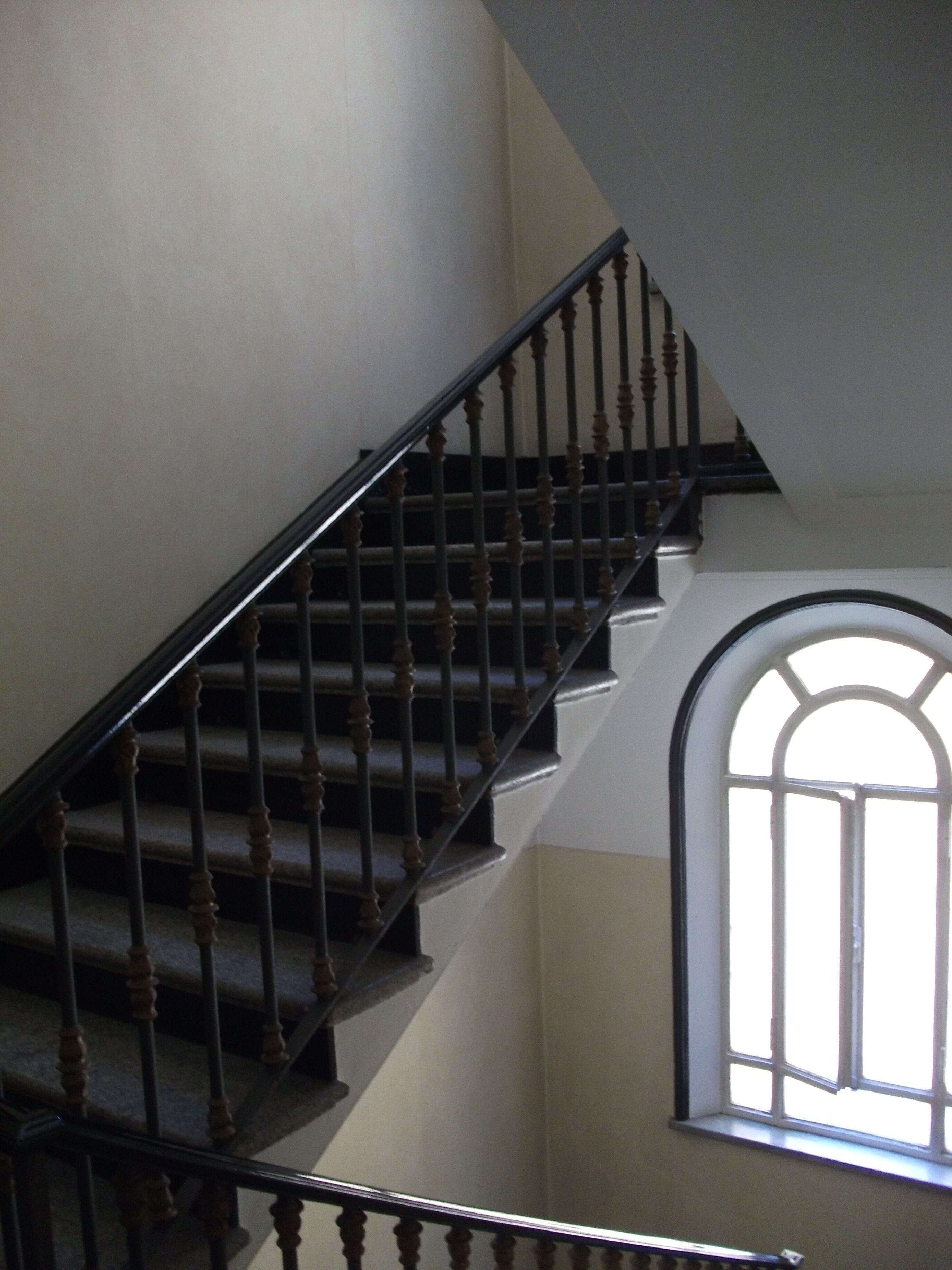 Handrails in stairways