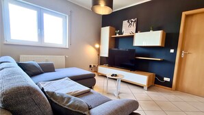 Design Apartment | Living room | TV - Fully Furnished Modern Condo (Roeser)