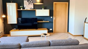 Design Apartment | Living room | TV - Fully Furnished Modern Condo (Roeser)