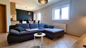 Design Apartment | Living room | TV - Fully Furnished Modern Condo (Roeser)