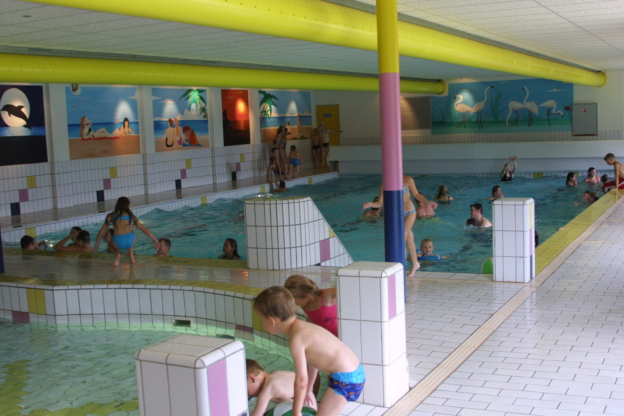 Indoor pool, seasonal outdoor pool