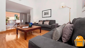 Apartment, 2 Bedrooms | Living area | Flat-screen TV - Amleto Apartment (Rome)