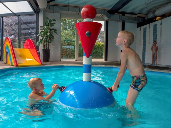 Indoor pool, seasonal outdoor pool