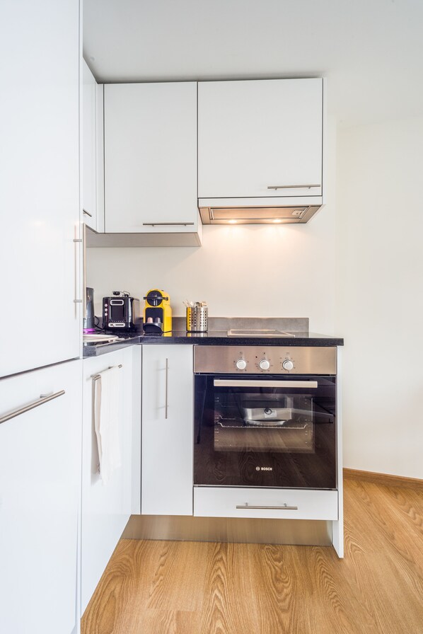Espresso maker, coffee/tea maker, oven, stovetop - Aparthotel Léman 11 (Lausanne)