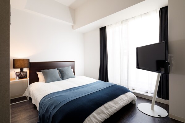 Basic Quadruple Room | Desk, laptop workspace, iron/ironing board, free WiFi - Flat34 Kitahorie (Osaka)