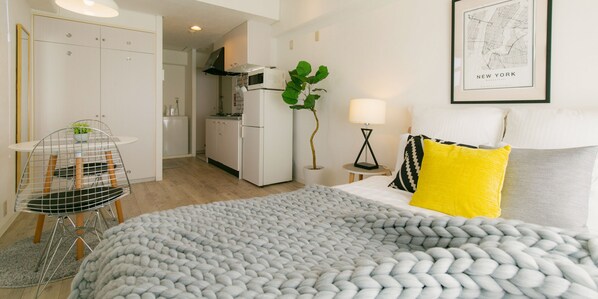 Apartment (5-A) | 1 Schlafzimmer, Bügeleisen/Bügelbrett, kostenloses WLAN