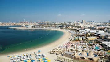 Rover Room Sea View Free Shuttle Service to Dubai Mall, Private Beach | Beach/ocean view