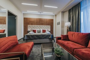 Studio, Balcony | Desk, blackout drapes, soundproofing, iron/ironing board - Ilica Luxury Center (Zagreb)