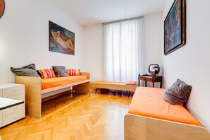 Apartment, 3 Bedrooms, Terrace | 3 bedrooms, iron/ironing board, free cribs/infant beds, travel crib - Colosseum Terrace Apartment (Rome)