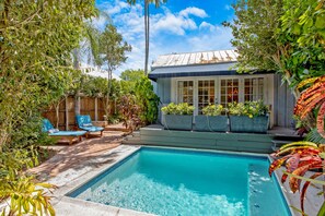 Una piscina riscaldata