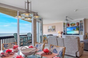 Interior - Sandpiper Condominiums 904L, Panoramic Gulf Views w/ direct access to Mustang Island/Port A beaches. (Port Aransas)