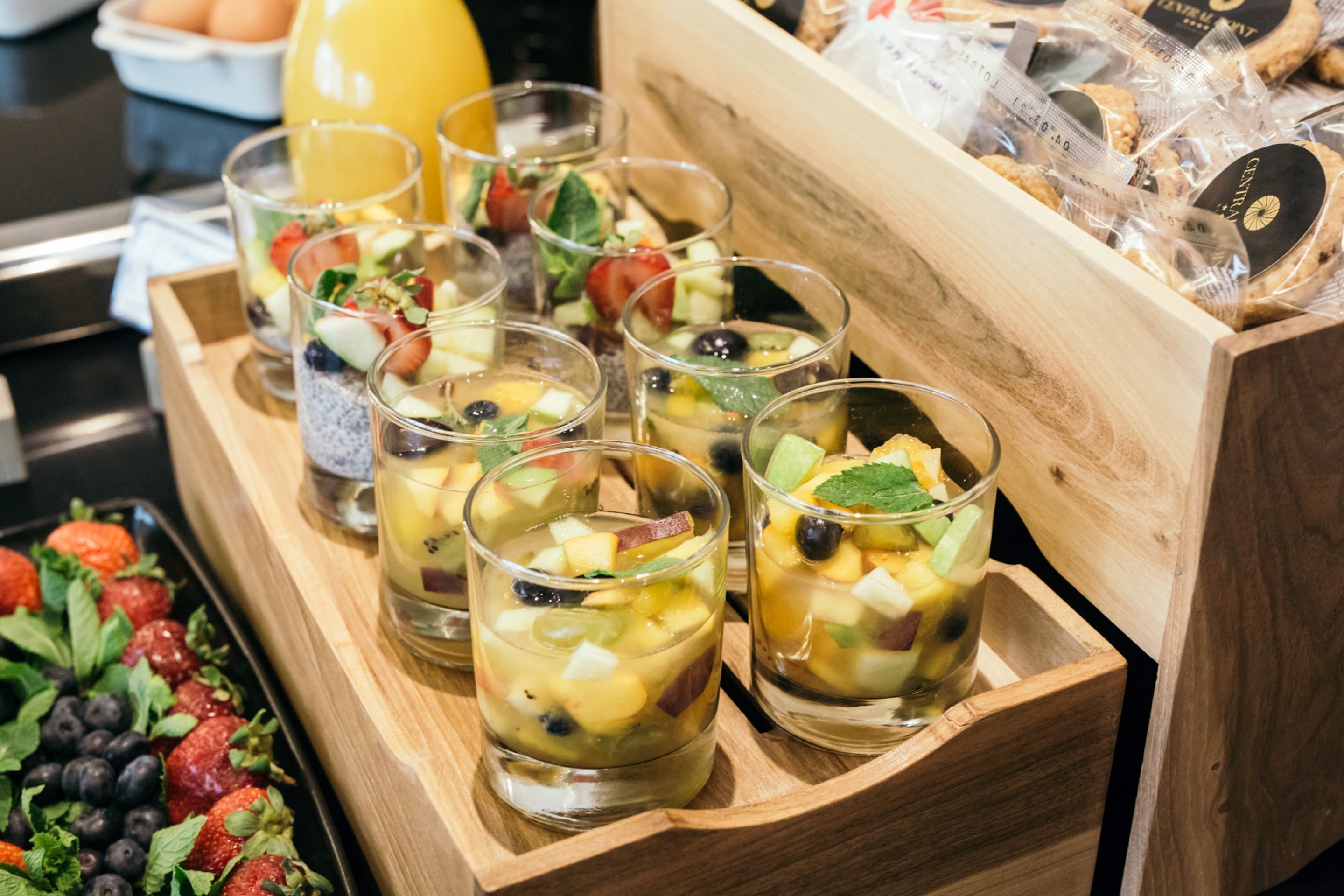 Daily buffet breakfast (EUR 15 per person)
