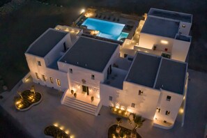 Front of property - evening/night