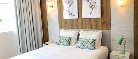 Habitación doble | Escritorio, wifi gratis, ropa de cama