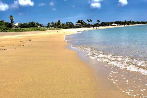 It's an endless beach on 6.5 acres of land.