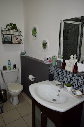 Shower - Beautiful Apartment in The Piazza With Pool and Gym (Cape Town)