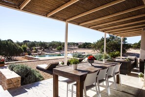 Outdoor dining - Lavanda en Can Corda, Chalet 4 Dormitorios 4 Baños con piscina en Cap de Barbaria Formentera (Sant Francesc de Formentera)