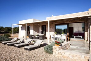 Outdoor dining - Lavanda en Can Corda, Chalet 4 Dormitorios 4 Baños con piscina en Cap de Barbaria Formentera (Sant Francesc de Formentera)