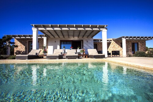 Santolina en Can Corda, Chalet 4 Dormitorios 3 Baños con piscina en Cap de Barbaria Formentera