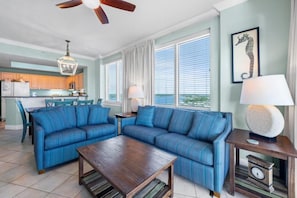 Appartement, meerdere bedden (Crystal Tower 1801) | Woonruimte