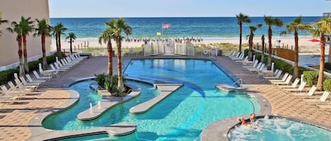 Indoor pool, outdoor pool