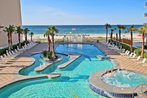 Indoor pool, outdoor pool