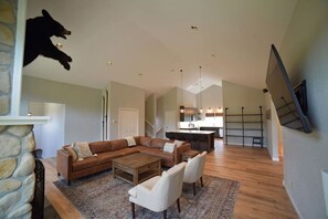 TV, fireplace, books, stereo - Spacious and Scenic Mountain Home (Silverthorne)